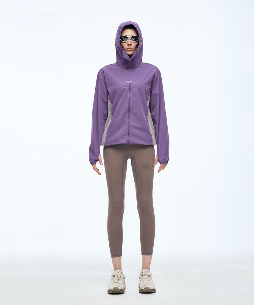 AGOW Whisper Shell Anorak Purple