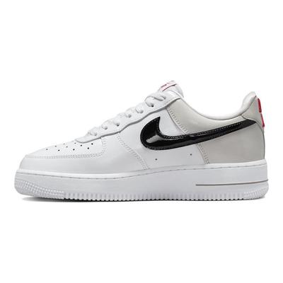 Air Force 1 07 Essential Wit IJzererts Patent Dames Sneakers Licht-IJzererts Zwart DQ7570-001
