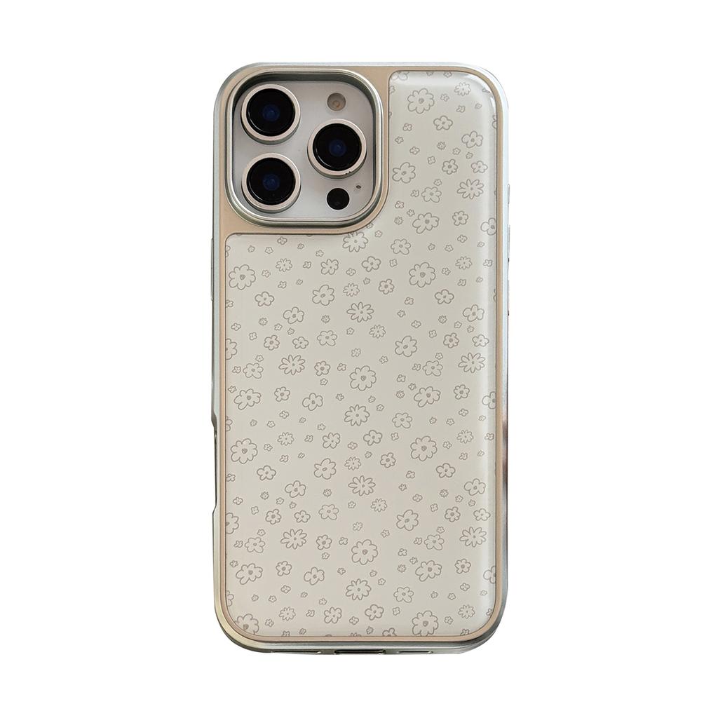 Simple Temperament Flowers Suitable for 16 Apple 15 Promax Mobile Phone Case Iphone 14 Drop Glue 1315 Huawei