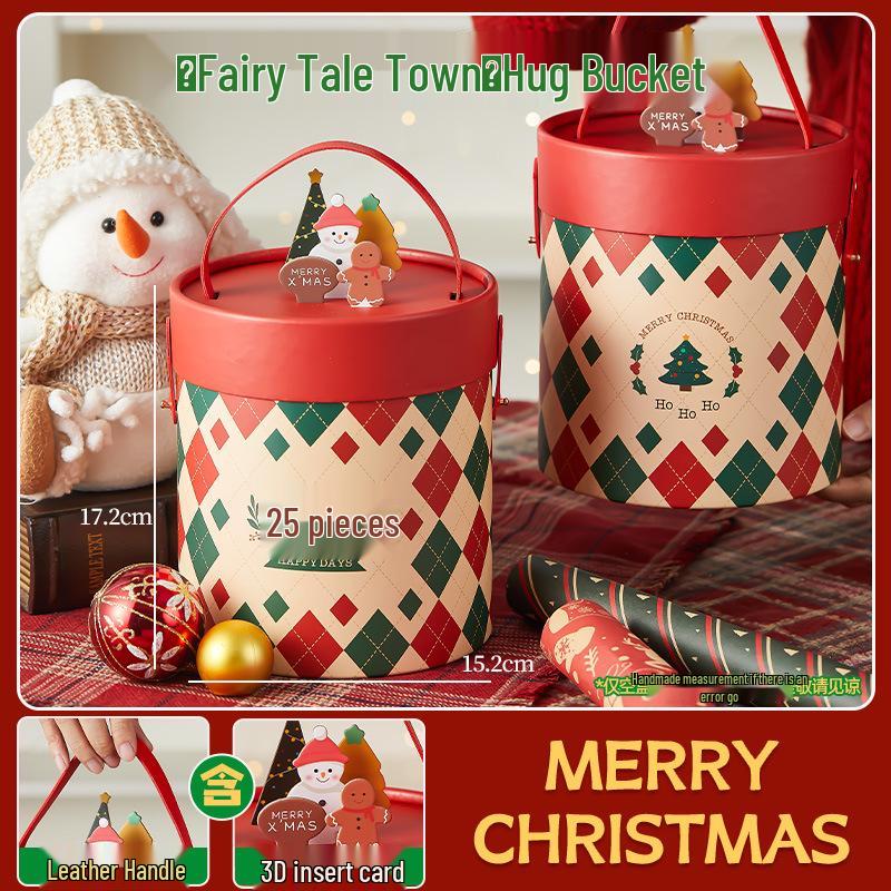 Luxury Christmas Gift Box & Handbag Set for Souvenirs and Calendars