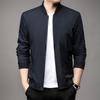 Giacca da uomo sottile tinta unita, giacche casual da baseball per uomo, vestibilità slim, blazer primaverili ed autunnali, cappotti da uomo