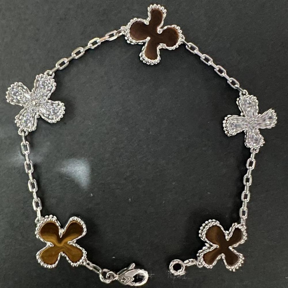 High Version Four-leaf Clover Bracelet Female Mother-of-pearl Agate Five-flower Ladies Bracelet