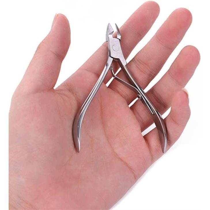 Silver cuticle nipper, cuticle cutter, hangnail nipper, nipper type nail clipper, cuticle care, cuticle treatment, cuticle nipper, suitable for corns