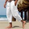Pantaloni da lavoro da lavoro elastici in vita casual larghi multitasche