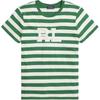 Polo Ralph Lauren Logo Striped Crew Neck Cotton Short Sleeve T-Shirt Women Tops 211906406-004