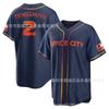 Mens Cotton Basketball Jersey Customizable Number 2 Bregman Style Sport Shirt Team Practice Casual Wear