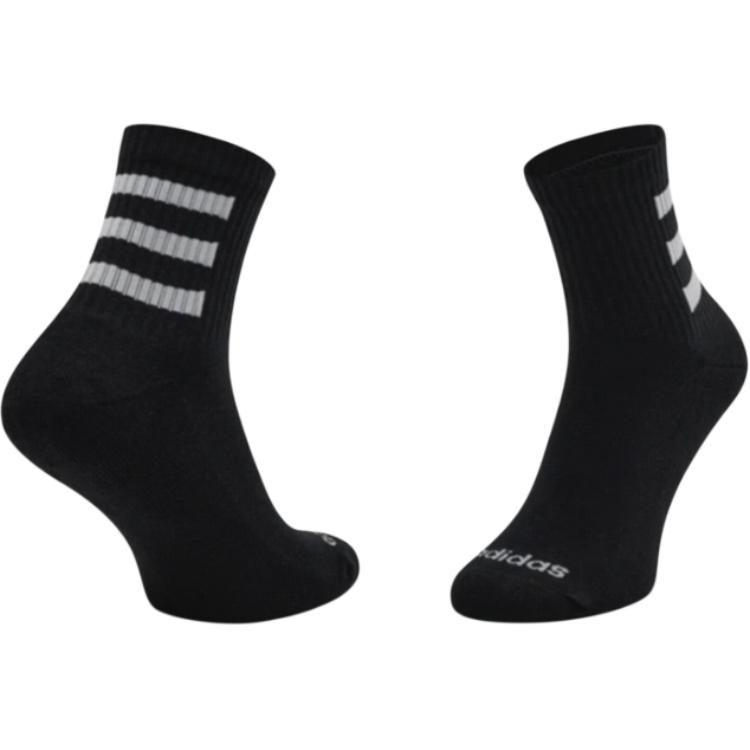 adidas Crew Socks Unisex 3 Pack Black HD2212