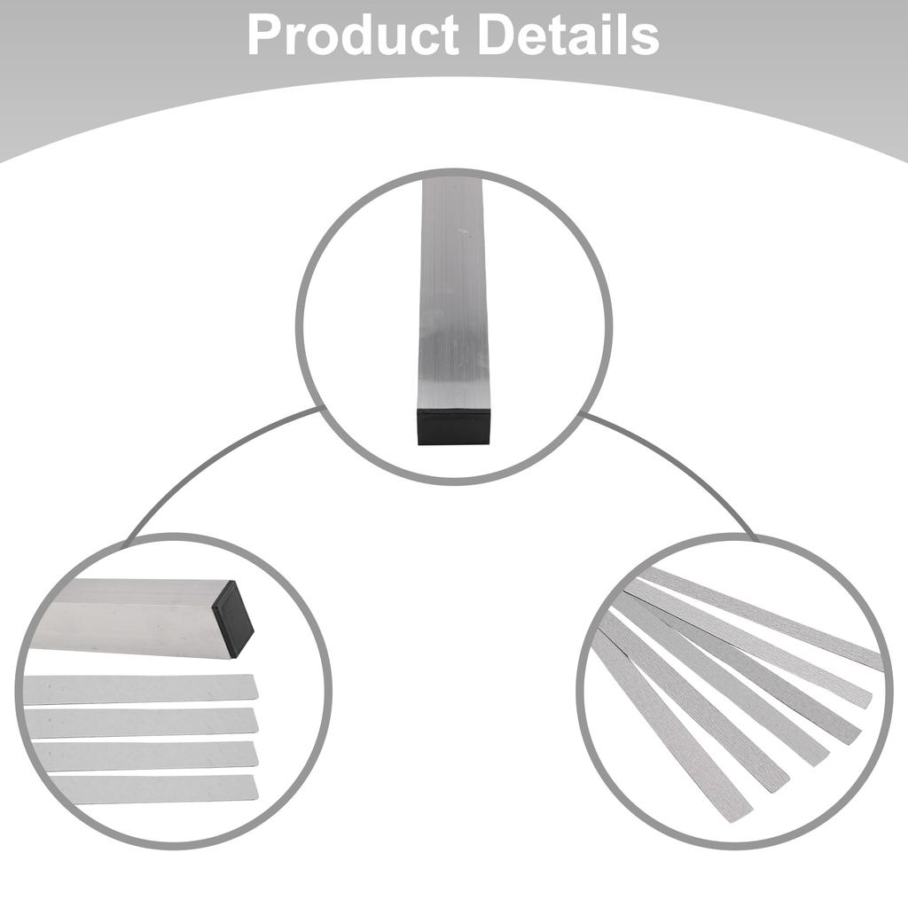 Guitar Neck Fret Beam Leveling Bar Luthier Tools With 6pcs Sandpaper Repair Care Polishing Luthier's Tools