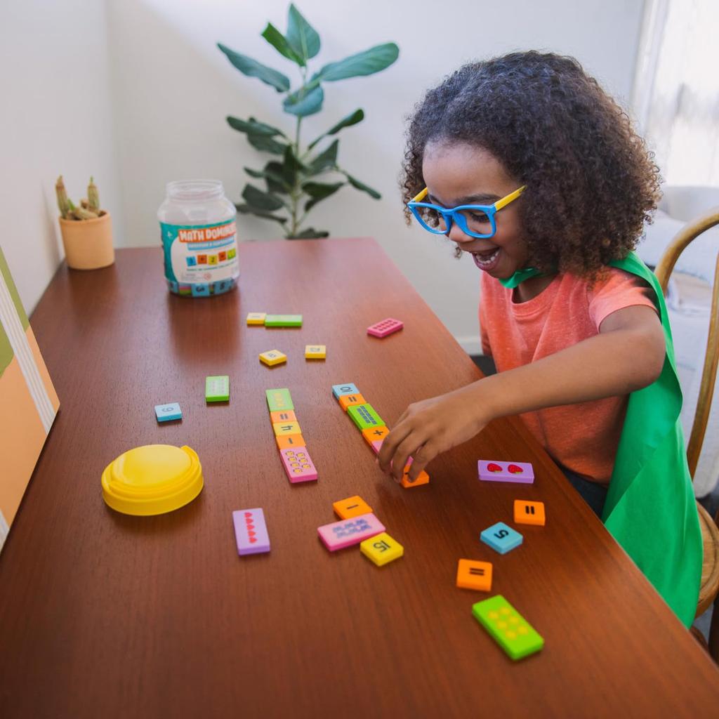Learning Resources Math Dominoes - Addition & Subtraction, 100-Pack, EI2939, Authentic