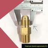 Riduttore di Pressione Ossigeno - Valvola con Filettatura Femmina G5/8 a Raccordo Maschio 5/8 in Rame
