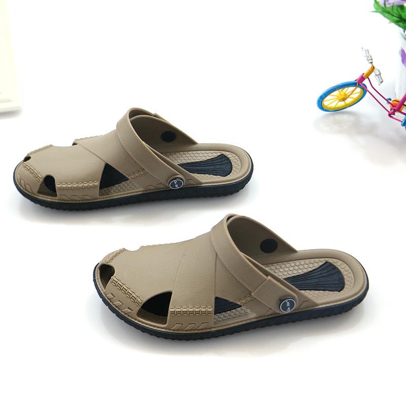 Вьетнамские вентилируемые тапочки с дизайном двойного назначения модная обувь для женщин с отверстиями для отдыха на открытом воздухе 36 1980₽