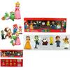Super Mario Bros Action Figures Collection Including Luigi Yoshi And Mushroom Toy Decorations For Kids