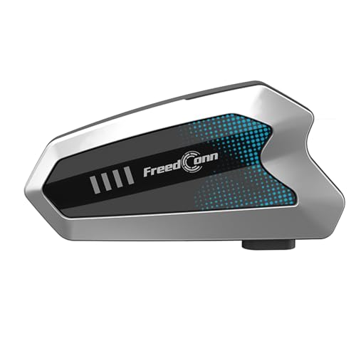 

FreedConn Hero Motorcycle Intercom, Bluetooth 5.2 Motorcycle Intercom Bike Communication Device 6-Person Simultaneous Call 1500m Distance One-Cli