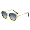 New Metal Polygon Trendy Sunglasses, Men's High-end Sunglasses, UV Resistant and Sunscreen