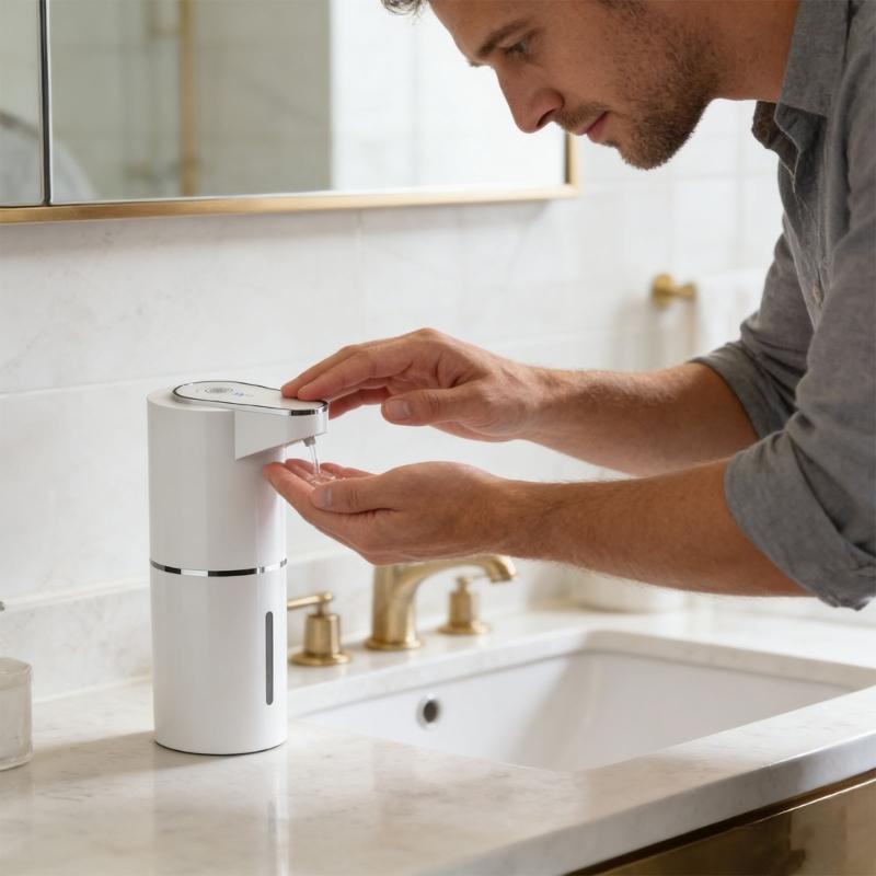 Automatic Soap Dispenser With 3 Regulable Foams Level Rechargeable Foams Smarted Hand Washing Machine