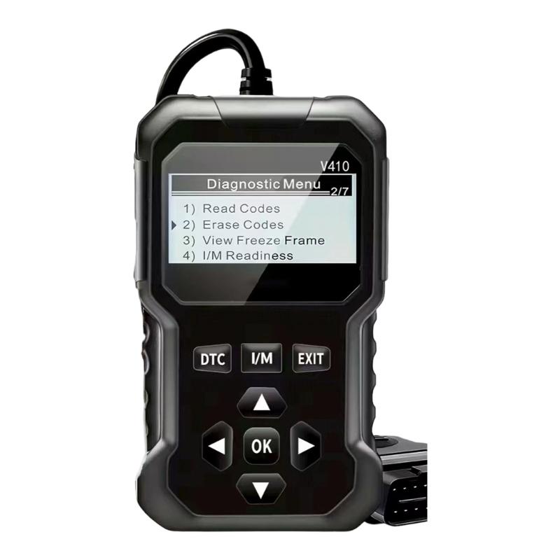 Industrial OBD2 Diagnostic Scanner High Resolution Display Multiple Language Compatibility Car Diagnostic Tool