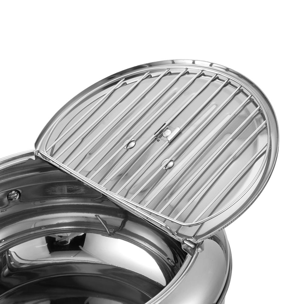 304 Stainless Steel Deep Frying Pot 3.4L Capacity 33x24.8x15CM Kitchen Cooking Fryer Pot