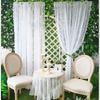 1Pcs Rod Pocket Lace Curtain 150x200cm Window Drape Shades New Sheer Curtain  Living Room Decoration