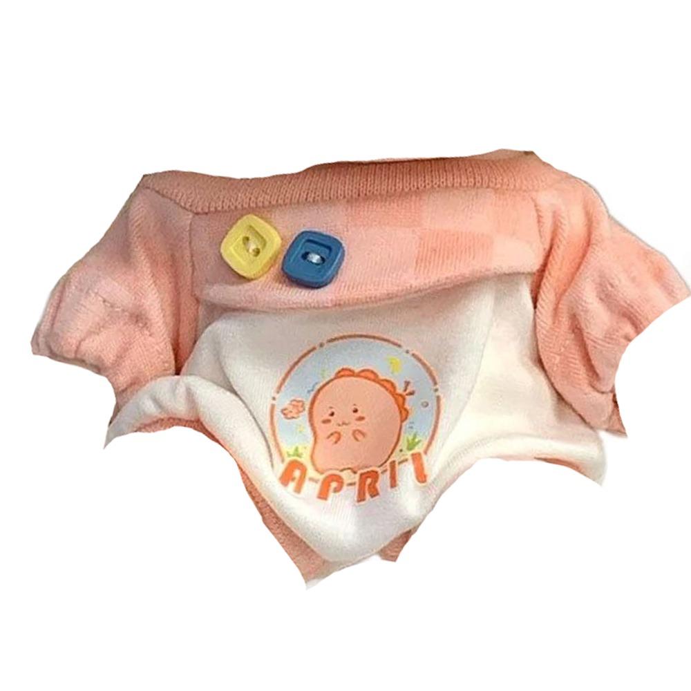 Jumpsuit Baumwollpuppenkleidung Outfit Plüschpuppenkleidung 20cm Baumwollpuppenkleidung Kindermädchenspielzeug