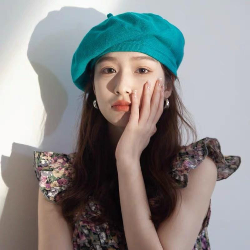 Cotton Beret Hat For Winter With Sun Protection And Breathability Perfect For Casual Wear
