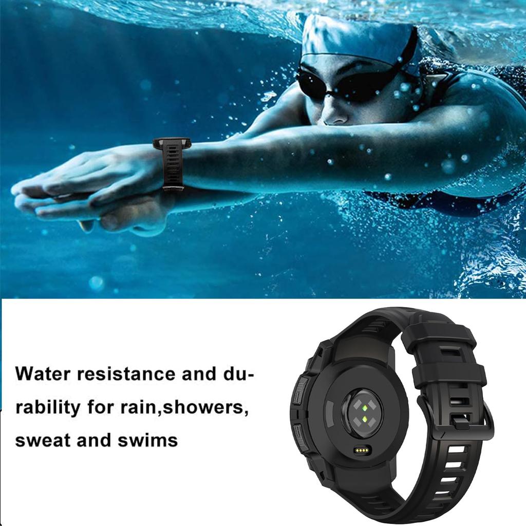 Original Silicone Strap for Garmin Instinct 3 45mm 50mm Accessories 22mm 26mm Sports Bracelet Correa For Garmin Instinct 3 Band