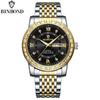 Fashion Quartz Wristwatches Gold Clock Men Luxury Watch Casual Business Analog Watches Relogio Masculino