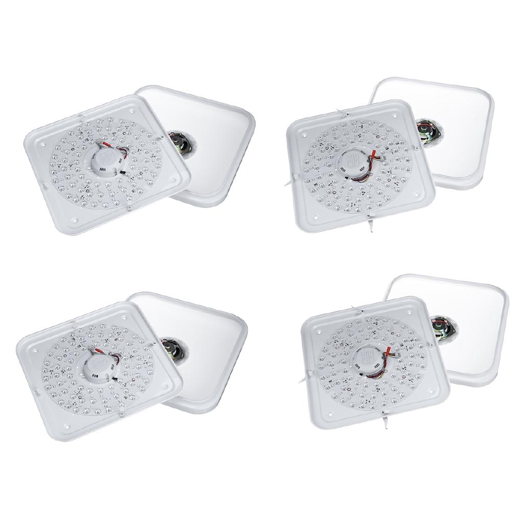 Modern Wifi APP Remote Control Music Light 36W 72W With bluetooth Speaker Square Smart Ceiling Lamp RGB Music Led Ceiling Light