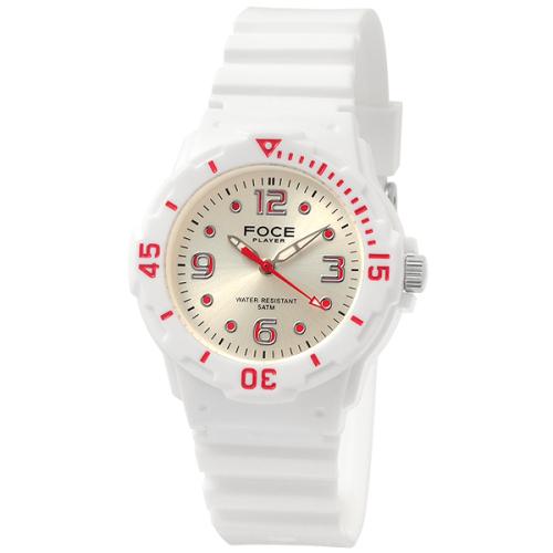 [FOCE] FOCE Player Unisex Urethane Band Wristwatch FP1123W-RWHS FP1123W-RWHS