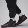 Nike Flight Fleet Solid Logo Print Drawstring Cuffed Casual Pants Men Bottoms Black FV7251-010