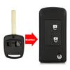 Jingyuqin 2 Buttons Replacement Modified Key Shell Case Fob Fit for Subaru Forester Legacy Impreza Outback 2000 2001 2002