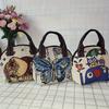 Colorful Cartoon Canvas Bag, Versatile For Carrying Multiple Items