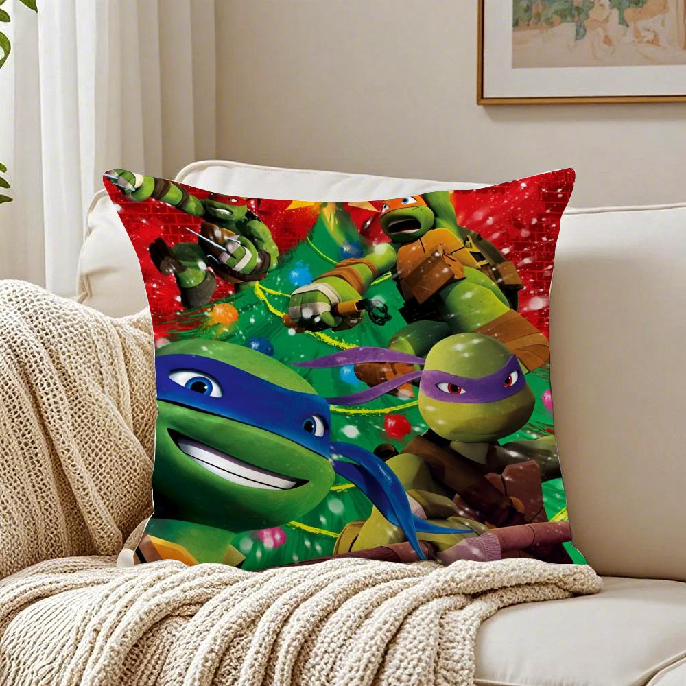 Teenage Mutant Ninja Cushion Cover Pillowcase Antidustmite living Room Sofa Decor Cushion Room