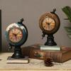 Clock Resin Globe Ornament For Desk Decor In Living Room Or Kids Gifts Room