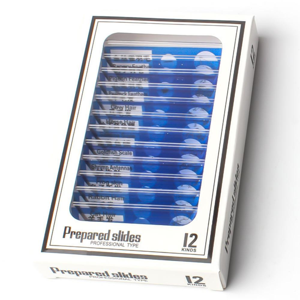 

Микроскопические слайды смешанных китайских и английских, растений, животных, фруктов и насекомых