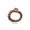 5pcs Little Bear Rubber Band Plush Meatball Head Small Intestine Headband, Simple Headband Accessory