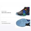 Kids Asymmetric 2 Comfortable Daily Non-Slip Wear-Resistant Mid-Top Basketball Shoes Kids Basketball Shoes Black Gray Orange 312321102-4