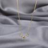 Fashion Jewelry 925 Silver Infinity 8-shape Pendant Necklace for Women Sterling Silver Luxury Clavicle Chain Necklace