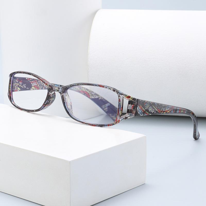 Retro Men Prescription Glasses Printed Women Reading Glasses +1.0 +1.5 +2.0