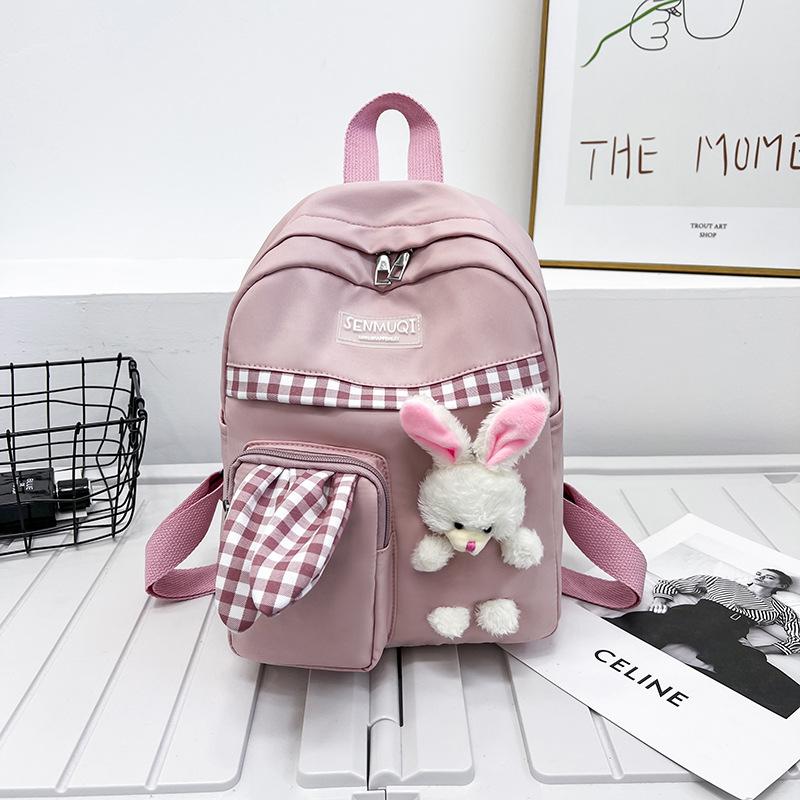 Backpack for Kindergarten with Large Capacity, Small Rabbit Design, Small Backpack for Outings