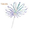 Rainbow Spinner Toy Rainbow Twirler Stick Magical Rainbow Ribbon Spinner Party Bubble Wand for Indoor Outdoor Fun