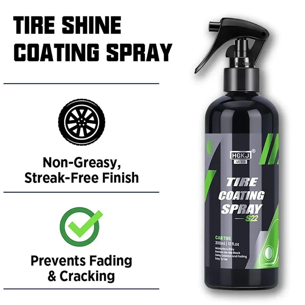 50ML100MLCar Tire Shine Coatings Long Lasting Tyre High Gloss HGKJS22 Car Auto Tire Refurbishing Agent Cleaner Coating Spraying