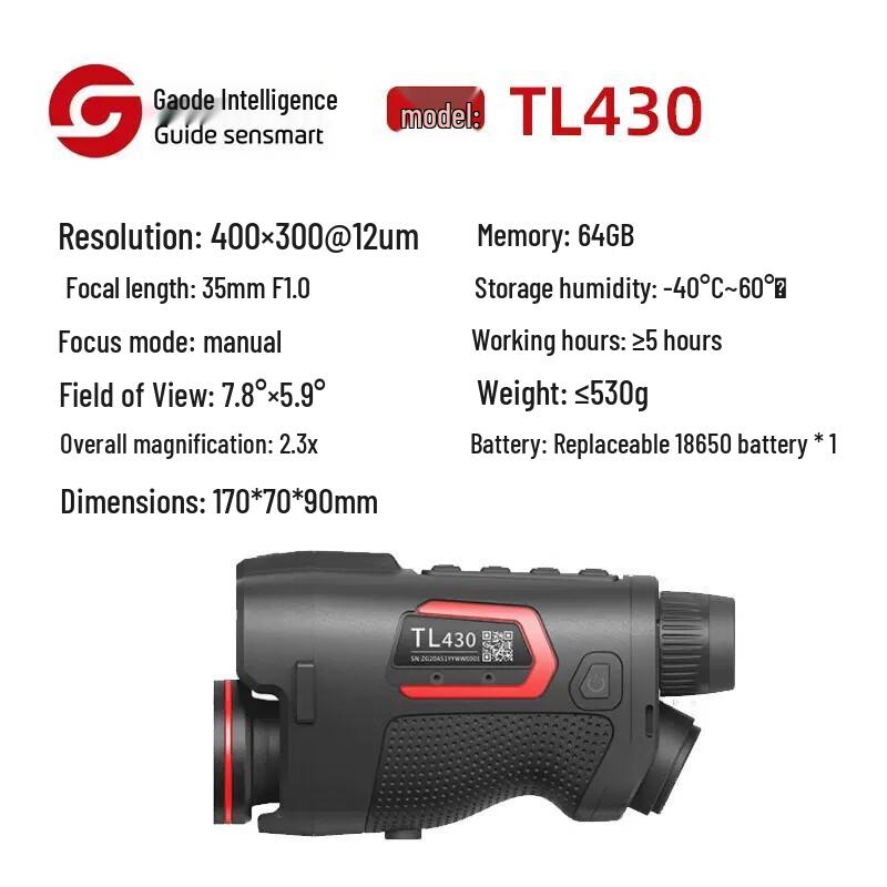 Guide Sensmart TL430 Handheld Infrared Thermal Imager