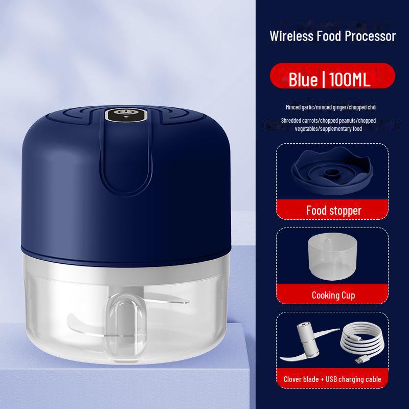 Wireless Mini Garlic Masher - Multi-function Automatic Cooking Tool