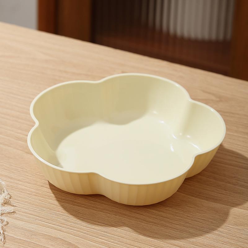 Flower Fruit Plate Home Living Room Snack Plate Fruit Plate Candy Plate Front Desk Snack Plate