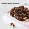 20Pcs Artificial Pine Cone Attractive for Garden Convenient Decorative DIY Simulation Pinecone Novel Vivid Natural