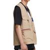 adidas Originals Solid Color Multi-Pocket Sports Vest Men Vests Khaki GP1111