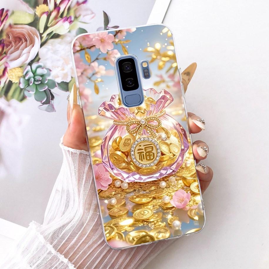 For Samsung Galaxy S9 S9+ Case SM-G960F SM-G965F Cover Fashion Dragon Lion Cartoon Soft Silicone Bumper on Samsung S9 Plus Shell