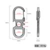 Titanium Alloy Multi-functional Keychain EDC Wrench Bottle Opener Car Key Bag Chain Outdoor Toggle Hook Hook Hardware Hanger