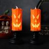 Bougie sans flamme - AIMOONSA - Citrouille LED - Lot de 6 - Orange - Intérieur