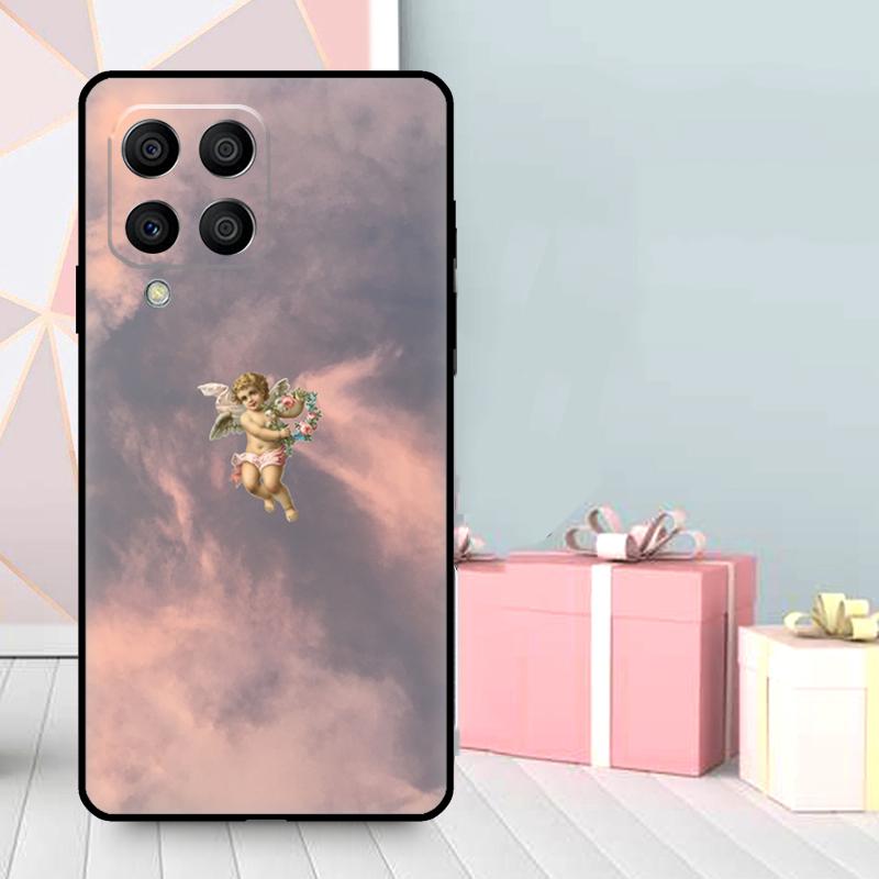 Cute Angels Aesthetic Aesthetics Case For Samsung Galaxy M35 M56 M12 M06 M32 M52 M55 M15 M11 M13 M14 M16 M36 M31 M53 M34 M54